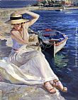 Vladimir Volegov At Water's Edge painting